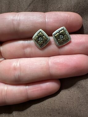 Brighton Vintage-Inspired Floral Stud Earrings